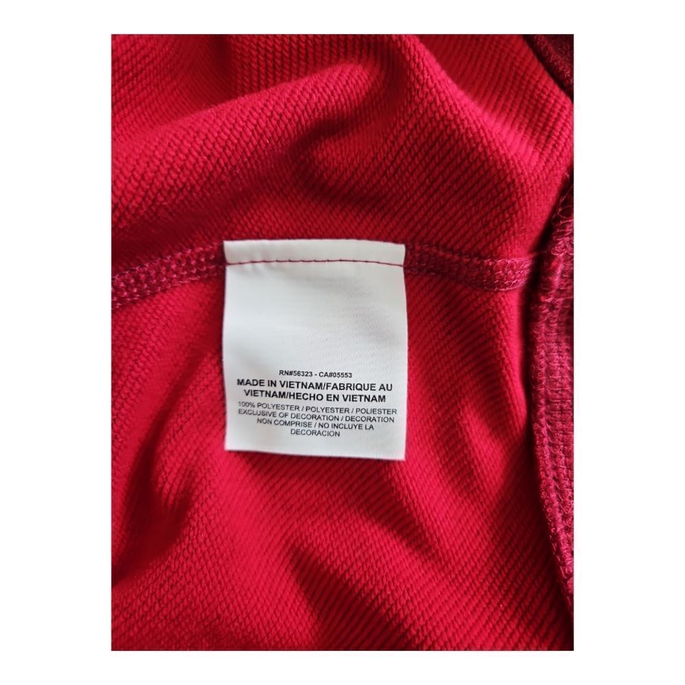 Nike Dri-Fit Dark Pink Swoosh Logo Sweatshirt Size M - Picture 5 of 6